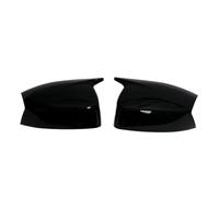 Car Rearview Mirror Housing For Ford For S-MAX 2006 2007 2008 2009 2010 2011 2012 2013 2014 2015 Sidedoor Wing Mirror Cover Cap(Bright black)
