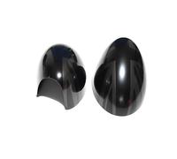 Car rearview mirror housing For Mini for Cooper S for Hatchback Convertible R50 R52 R53 The Black Flag Rear View Mirror Covers Decoration Car Accessories(The black flag,Left Hand Drive)