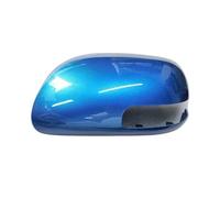 Car Rearview Mirror Housing For Toyota For Yaris 2007 2008 2009 2010 2011 2012 2013(Blue metallic Left)