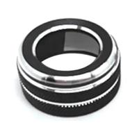 Car Rearview Mirror Knob Trim Cover Rotary Switch Rings Adjustment