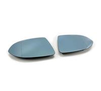 Car Rearview Mirror Lens Compatible With VW For Golf For MK8 Car Pair Tinted Blue Heated Anti Blind Spot Aspherical Side Mirror Glass Car Exterior Accessories