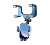 Car Rearview Mirror Phone Holder for Lamborghini Aventador 2011-2022, Hanging Automotive Smartphone Mount with 360 Rotation, Mechanical Clamp Cradle Stand Bracket,Black