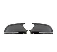 Car Rearview Mirror Shells For A3 8P For A4 For A5 B8 .5 Q3 For A6 C6 4F S6 Pair Side Wing Mirror Cover Add On Rear View Cap Car Accessories(Glossy Black-B8)
