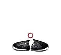 Car Rearview Mirror Shells For Benz C GLC S E Class W205 X253 W222 W213 W238 2014-on Carbon Black Side Rearview Mirror Cover Caps Shell LHD RHD(RHD-Forged Grain)