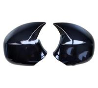 Car Rearview Mirror Shells For BMW E90 E91 2005-2011 E92 E93 2006-2013 E81 E82 E88 E87 Wing Mirror Cover Caps Gloss Black Side Rearview Covers(B)