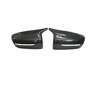 Car Rearview Mirror Shells Side Carbon Fiber Side Door Mirror Cover Caps For G30 G31 G11 G12 5 6 7 Series 2017 + LHD ABS Black/White Color