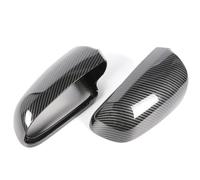 Car Rearview Mirror Shells Side For A3 S3 8P 2005-2008 A4 S4 B6 B7 8E 8H A6 S6 C6 4F Carbon Fiber Pattern Black Rearview Mirror Cover Replacement(Carbon pattern)