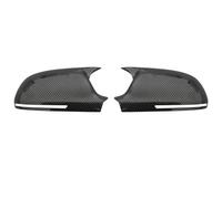 Car Rearview Mirror Shells Side For A4 A5 B8 A3 8P A6 C6 Q3 ABS Carbon Fiber Style Add-on Type Car Side Door Mirrors Cover Auto Rearview Mirror CapS(Carbon fiber pattern)