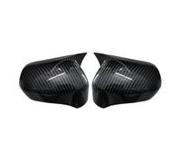 Car Rearview Mirror Shells Side For Civic 8th 2006-2009 2010 2011 Rear View Mirror Cap Side Cover Carbon Fiber Glossy Black Car Styling Protection