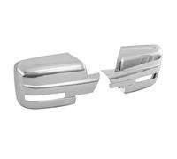 Car Rearview Mirror Shells Side For For F150 2009-2014 ABS Chrome Rearview Side Mirror Cover Wing Cap Door Housing Shell Trim Car Sticker