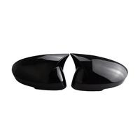 Car Rearview Mirror Shells Side For Nissan For Rogue For X-Trail T33 For Qashqai J12 2022 2023 2024 Car Rearview Side Mirror Cover Wing Cap Exterior Door Housing Trim LHD(Gloss Black)