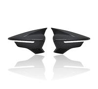 Car Rearview Mirror Shells Side For Seat For Leon MK3 .5 5F ST FR For Cupra 2013-2020 Gloss Black/Carbon Fiber Wing Mirror Covers Caps Rearview Case Cover(Carbon Fiber)