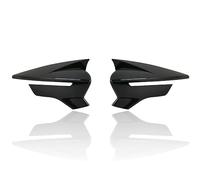 Car Rearview Mirror Shells Side For Seat For Leon MK3 .5 5F ST FR For Cupra 2013-2020 Gloss Black/Carbon Fiber Wing Mirror Covers Caps Rearview Case Cover(Black One Pair)