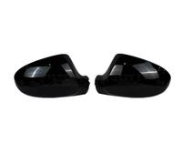 Car Rearview Mirror Shells Side Glossy Black Rear Mirror Cover For MK5 For Sedan For Wagon GLI 2006 2007 2008 2009 2010 2011 Door Wing Housing Case