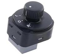 Car Rearview Mirror Switch for Fabia II 2 for Rapid Combi for Roomster Practice Praktik 2006-2015Sorghum 5J1959565 Exterior Side Rearview Mirror Switch Knob Car Rearview Mirror Switch