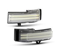 Car rearview mirror turn signal For F150 2015-2020 2PCS Normal Flash LED Turn Signal Side Mirror Indicator Light And DRL Mirror Indicator Light(Clear lens)