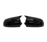 Car Rearview Side Mirror Cover For Wing Cap Exterior Door Rear View For Audi A3 S3 8P 2005-2008 A4 S4 B6 B7 8E 8H A6 S6 C6 Flanking(Glossy Black)