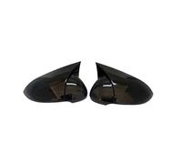Car Rearview Wing Mirror Cover For VW For P&assat B8 2015 2016 2017 2018 2019 2020 Side Wing Mirror Cover Caps Rearview Mirror Cover Trim Add On(Glossy black)