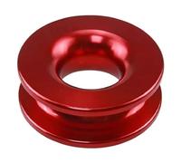 Car Recovery 55000 LBS Winch Soft Shackle Recovery Kits Truck ATV Winch Rope Hauls Snatch Soft Shackle Car Accessory(Red)