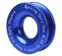 Car Recovery R*ing 41000 LBS Winch Soft Shackle Recovery R*ing Kits Truck ATV Winch Rope Hauls Snatch Soft Shackle Car Accessory(Blue)