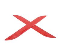 Car Reflective Decal Car Reflective Sticker Reflector Safety Warning Tape Reflector Reflective Sticker Rear Rear-end Night Warning 2 Sheets Set Convenient storage that saves space Practical treatment