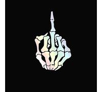 Car Reflective sticker, Funny Sticker Middle Finger Reflective Sticker Car Decals Self-Adhesive Waterproof Reflective Sticker Auto Vehicle Body Decoration Sticker Car decoration accessories