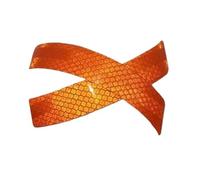 Car Reflective Strips Car Reflective Sticker Styling Decal Reflector Tape Fit For BMW R50 X Series E84 X1 X3 E83 R59 R60 R61 Reflective Stickers Strips(Orange)