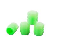 Car Reflective Strips Luminous Valve Caps Fluorescent Green Blue Night Glowing Car Motorcycle Bicycle Wheel Styling Tyre Hub Universal Decor Car Reflective Tape(Green 4PCS)