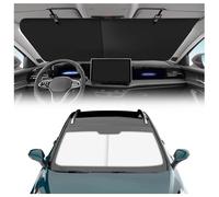 Car Reflector Sun Shade, 2025 New Accordion Sunshade For Car Windshield, Blocker UV Rays Retractable Car Shade Front Windshield for Various Models