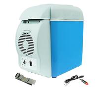 Car Refrigerator 12V Car Fridge 7.5L Capacity Electric Cooler Plug in Heating/Cooling Mini Fridge for with Cup Holder Slots Portable Refrigerator for Truck Van RV SUV