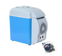 Car Refrigerator, Anti Slip Outdoor Cooling Freezer, Large Capacity 12V DC Double Mode Quiet 7.5L Portable Fridge, Ideal for Camping, Workplace, RV, Dormitories, and Bedroom Use, 15-25°C/55-65°C