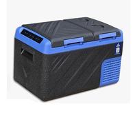 Car Refrigerator Mini Freezer Portable Coolers Plug In 25/35/45L Dual-zone Design with Touch-sensitive Panel and Drain Hole -20°C to 20°C 12V/24V/220V(59.8 * 36.5 * 37.2cm)