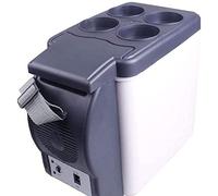 Car Refrigerator Portable 7.5L mini car refrigerator refrigerated fresh and hot with a cup holder voltage 12V car 220V home power supply 48 weight 2.4kg size 25 * 30 * 16.5 cm