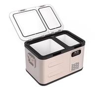 Car Refrigerator Portable Refrigerator Car Coolers for Travel Plug in with Control Panel 39/49/59L Keeps Warm for 6-8 Hours After A Power Outage 12V/24V(62.2 * 39.8 * 54.1cm)
