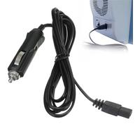 Car Refrigerator Power Cord, 2m Ca-r Refrigerator Cable, Mini Fridge Adapter, 12v Dc Replacement C-ar Cooler Cool Box Mini Fridge 2 Pin Lead, Auto Cigare-tte Ligh-ter Socket Extension Cord