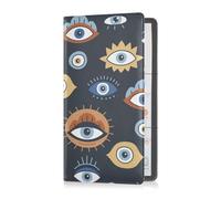 Car Registration and Insurance Card Holder Blue Evil Eyes Turkish Esoteric Dark Glove Box Organizer Car Document Holder Auto Glove Compartment Essential
