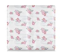 Car Registration and Insurance Card Holder Japanese Pink Floral Modern Car Document Holder Insurance and Registration Holder Glove Box Organizer