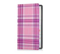 Car Registration and Insurance Holder Marble Patterned Plaid Registration Insurance Card Holder PU Leather Glove Box Organizer Makes Your Documents In