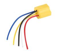 Car Relay, Ceramic 5 Pin Automotive Car Wiring Harness Relay Socket 30-100A