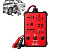 Car Relay Tester Kit, 12V 24V High-Precision Universal Device, Automotive Relay Test Tool with Sturdy Build, Premium Quality Diagnostic Check Car Auto Automobile Vehicle Truck Semi-Truck Freight