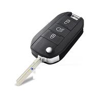 Car Remote Control Key Compatible with Peugeot 208 2008 301 308 3008 408 508 Compatible with Citroen C3 ID46 PCF7941 434MHz HU83 VA2 Blade Flip Key (Color : HU83 Blade Lamp)
