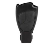 Car Remote Key Case with 3 Buttons, Black ABS Plastic, Fit For W203 W211 W204 - Durable Scratch Protection, Easy Installation, No Programming Needed