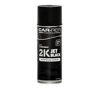 Car-Rep 2K Epoxy Top Coat Jet Black Matte 400mL Spray Paint Chemical Resistant