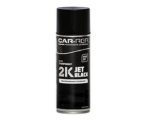 Car-Rep 2K Epoxy Top Coat Jet Black Matte 400mL Spray Paint Chemical Resistant