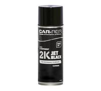 CAR-REP 2K Epoxy Top Coat Jet Black Satin 400mL Spray Paint UV Resistant Durable