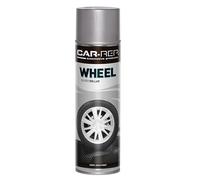 Car-Rep Wheel Silver Dollar Acrylic Spray Paint 500mL High Gloss Wear Resistant