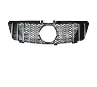 Car Replacement Grille Front Racing Grille Front Bumper Grille For Benz ML-Class W164 2005-2008 ML320 ML350 ML500 Front Bumper Mask(GT-Chrome Silver)
