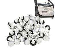 Car Retainer Clips Door Panel Replacement - 50 Piece 2.06x1.85cm Size + General Fit ABS Technical Spec - for Exterior Guard Panels & Trim Interior Vehicle Maintenance Tool Accessory