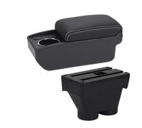 car retrofit arm rest storage For Peugeot 208 2012-2018 Car Armrest Storage Box Dedicated Parts Interior(B3 Black white 6USB)