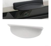 Car Reverse Camera Anti-Rain Cover, Self-Adhesive Protective Silicone Cover For Most Car Reverse Camera Rain Guard Shield, Clear View In Wet Conditions(White)